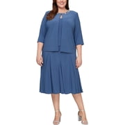 Alex Evenings Womens 2PC Embellished Dress With Jacket