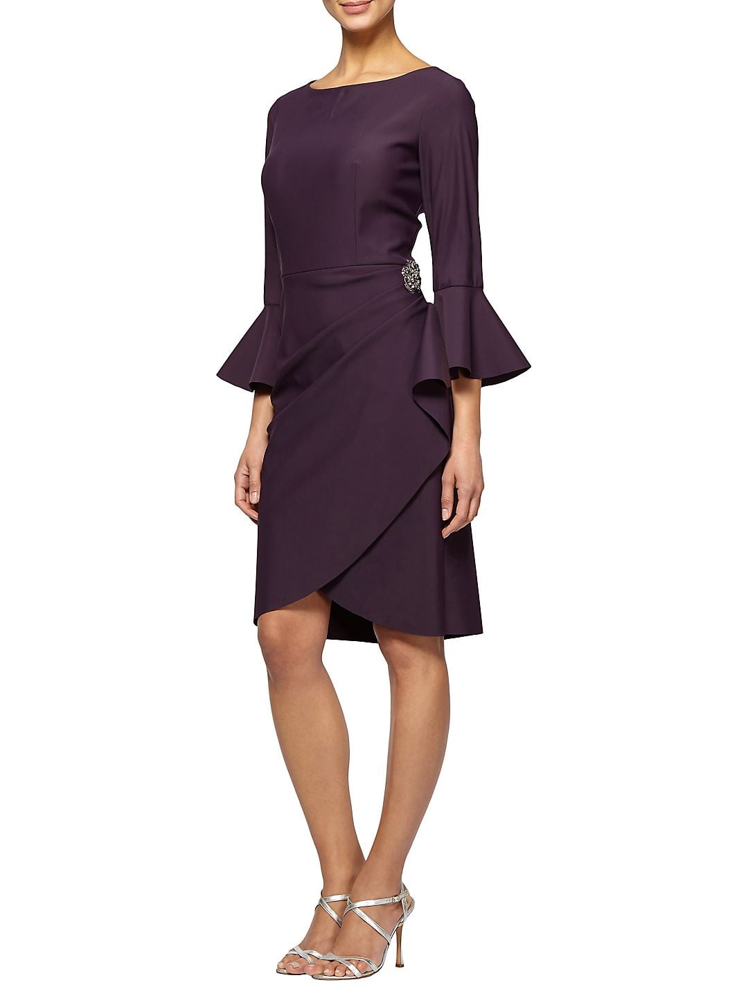 Alex evenings outlet purple dress