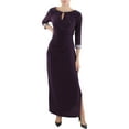 thumbnail image 1 of Alex Evenings Womens Embellished Maxi Evening Dress, 1 of 2