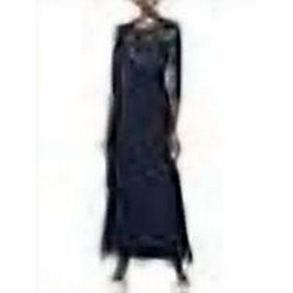 Alex Evenings Womens Long Lace Top Empire Waist Dress