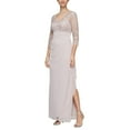 thumbnail image 1 of Alex Evenings Womens Long Lace Top Empire Waist Dress, 1 of 3