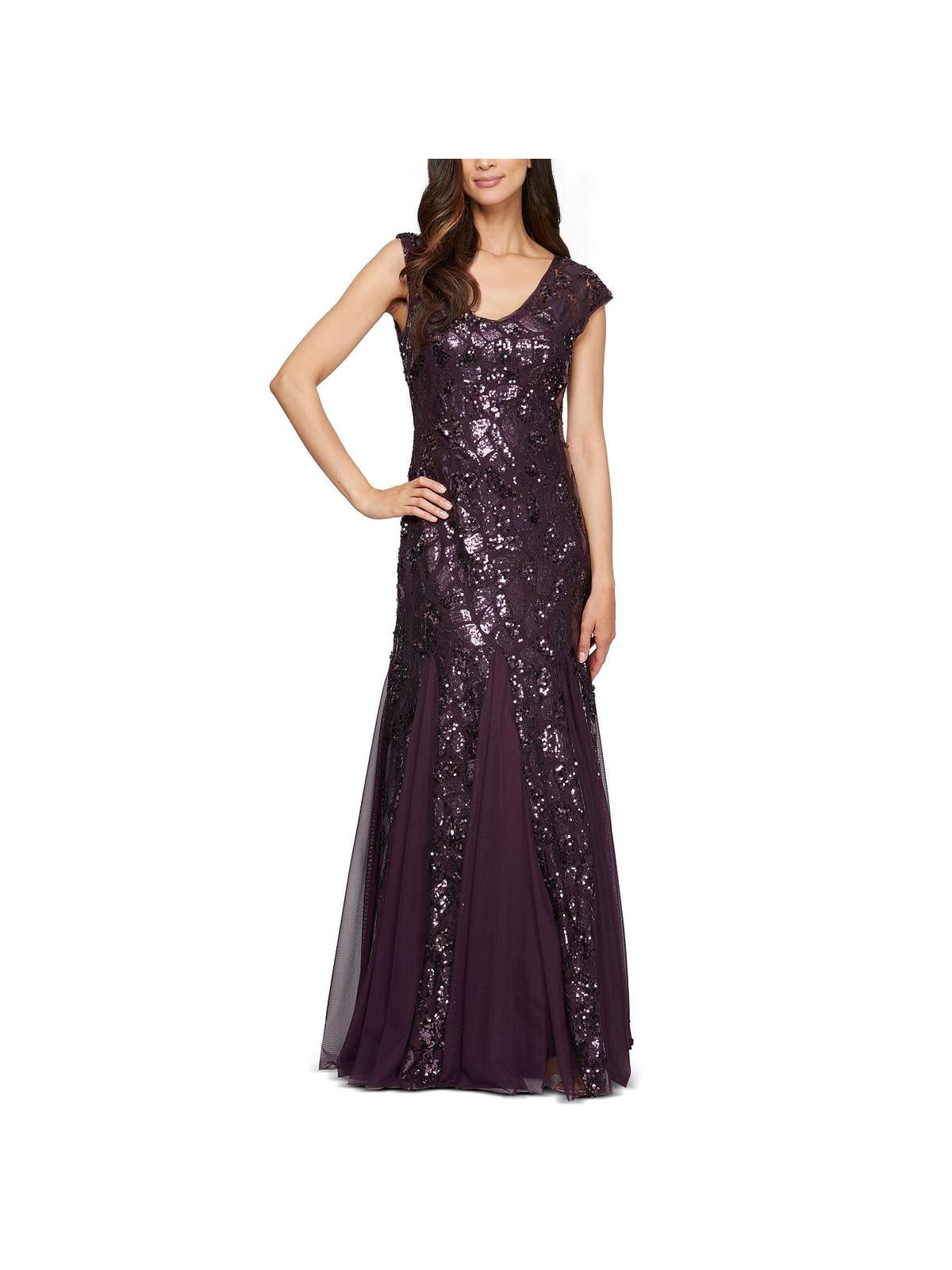 alex evenings dress purple Alex Evenings 81122475 main image 0