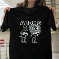 thumbnail image 1 of Alex G Indie Music Merch Alternative Bedroom Pop Artist Fan New Unisex T-Shirt , up to 5XL, 1 of 3
