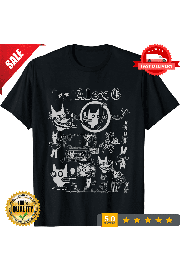 Alex G Poster Basic Style White Short Sleeve T shirt Unisex Reprint S-5XL, NEW TRENDING ITEM-TH72716