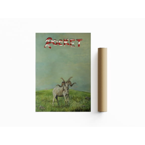 Alex G Rocket Poster, Unframed Paper Poster 8x10in