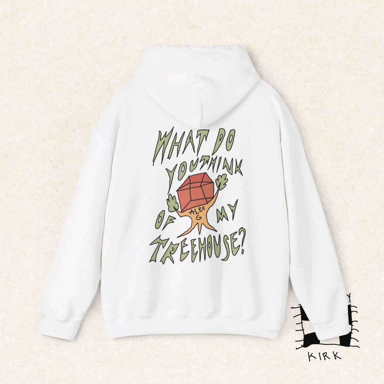 Alex G Treehouse Hand Drawn Doodle Tees by Kirk Unisex Heavy Blend