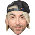 thumbnail image 1 of Alex Gaskarth (Blonde) Celebrity Mask, Flat Card Face, Fancy Dress Mask, 1 of 6