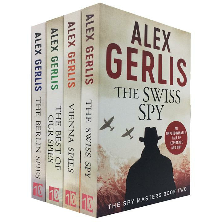Alex Gerlis Spy Masters Series 4 Books Collection Set (The Best of Our
