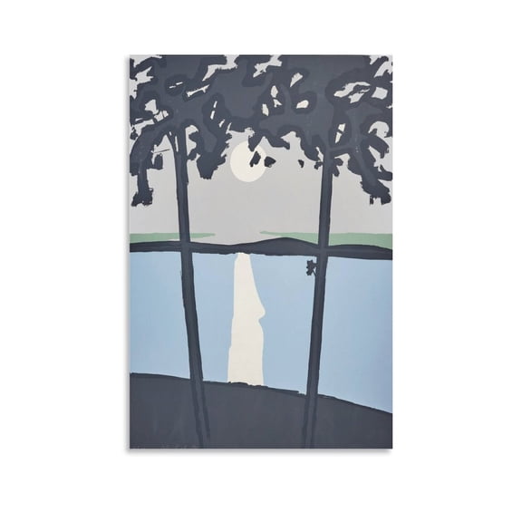 Alex Katz Park 1 Prints Canvas Famous Paintings, Wall Art Posters, Decorative Hanging Pictures Poster Decorative Painting Canvas Wall Art Living Room Posters Bedroom Painting 24x36inch(60x90cm)