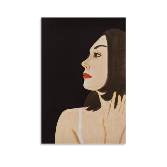 Alex Katz Unknown (5) Canvas Famous Paintings, Wall Art Posters, Decorative Hanging Pictures Canvas Wall Art Poster Decorative Bedroom Modern Home Print Picture Artworks Posters 24x36inch(60x90cm)