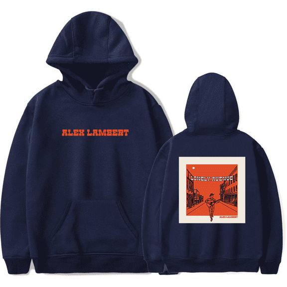 Alex Lambert Lonely Avenue Hoodie Men's Hip Hop Printing Pullover Hooded Sweatshirts