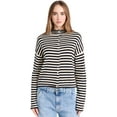 thumbnail image 1 of Alex Mill NAVY/IVORY Women's Taylor Striped Cardigan, US Medium, 1 of 4