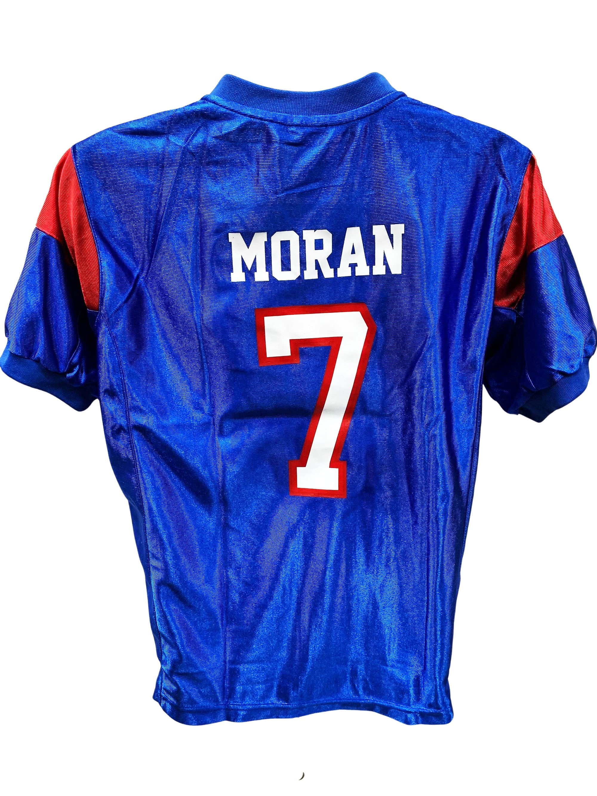 マウントユニフォーム Alex Moran #7 Mountain Goats Football Jersey, Blue State TV
