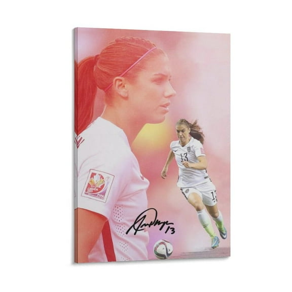 Alex Morgan Canvas Poster Wall Art Poster Scroll Canvas Painting Picture Living Room Decor Home 16x24inch(40x60cm)