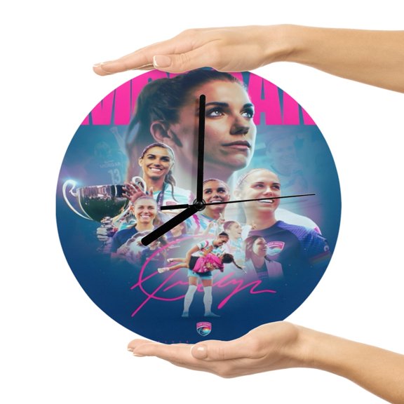 Alex Morgan MDF Wall Clock11.6"