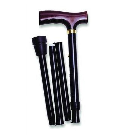 Alex Orthopedic Folding Travel Cane, 36"-37", Fritz Handle, Mauve Floral