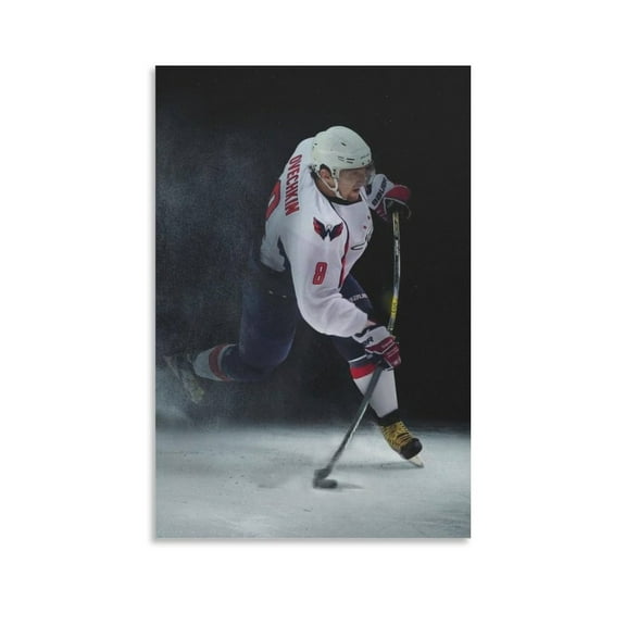 Alex Ovechkin Canvas Poster Picture Print Canvas Poster Wall Paint Art Posters Decor Modern Home Artworks Gift 16x24inch(40x60cm)