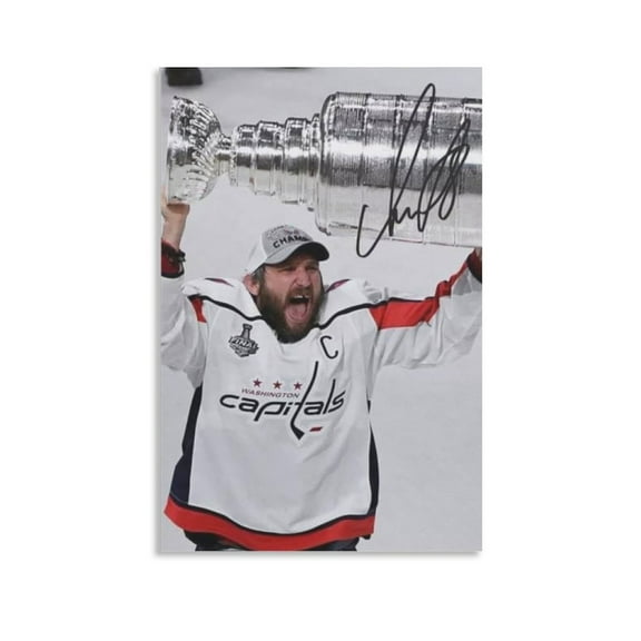 Alex Ovechkin Signed Poster Picture Print Wall Art Poster Painting Canvas Posters Artworks Gift Room Aesthetic 20x30inch(50x75cm)