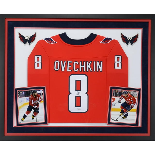 Alex Ovechkin Washington Capitals Deluxe Framed Autographed Red Fanatics Breakaway Jersey - Fanatics Authentic Certified