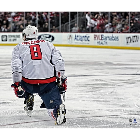 Alex Ovechkin Washington Capitals Unsigned 700th NHL Goal Celebration Photograph