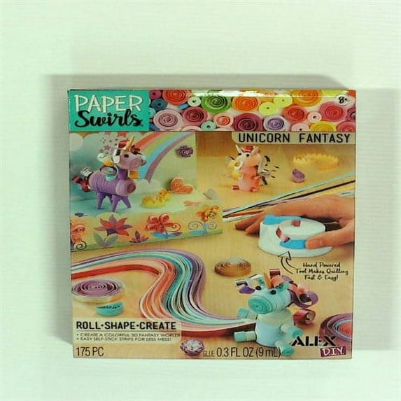 Alex Paper Swirls Unicorn Fantasy 175pc