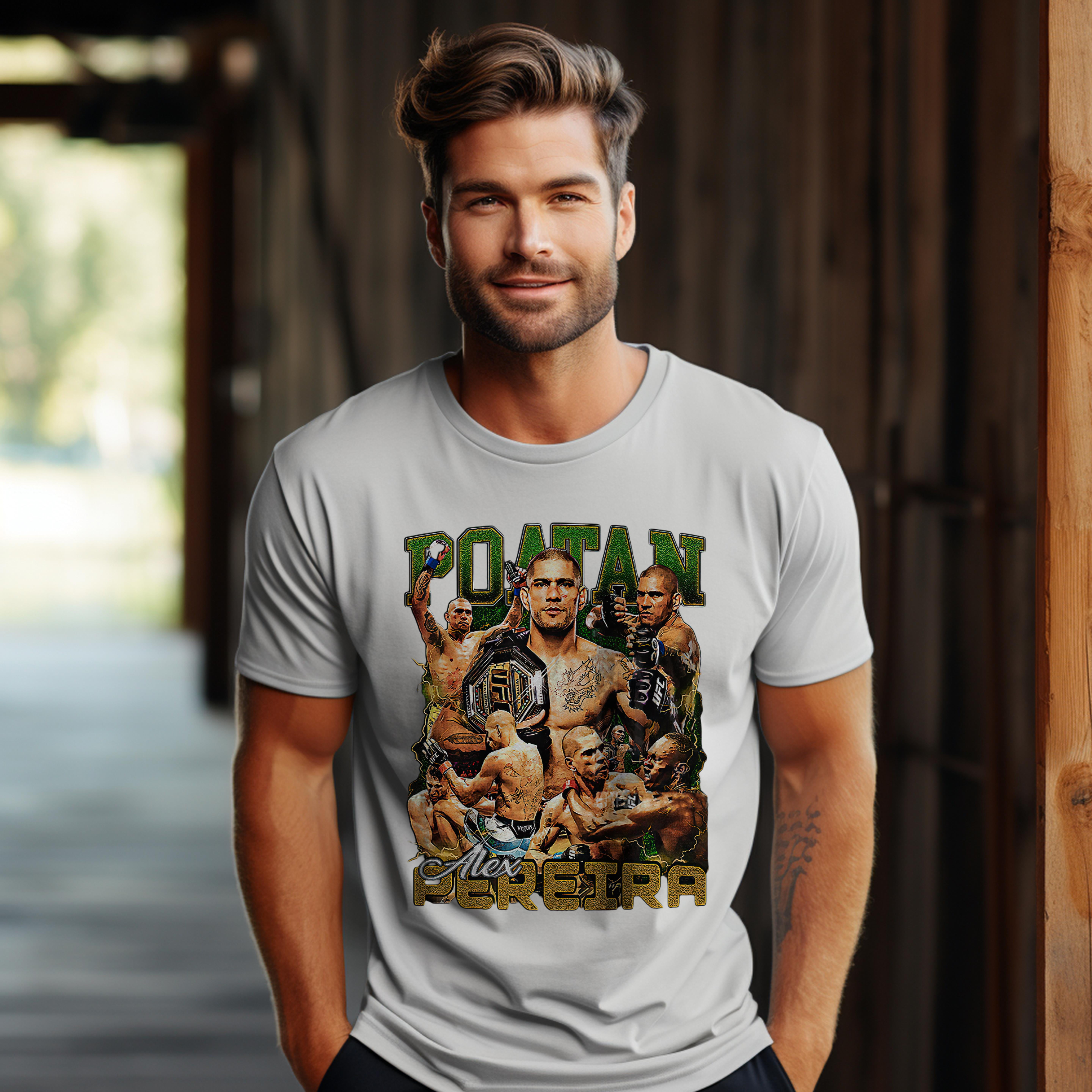 Alex Pereira Shirt Graphic Style Alex Pereira T Shirt Up To 4XL