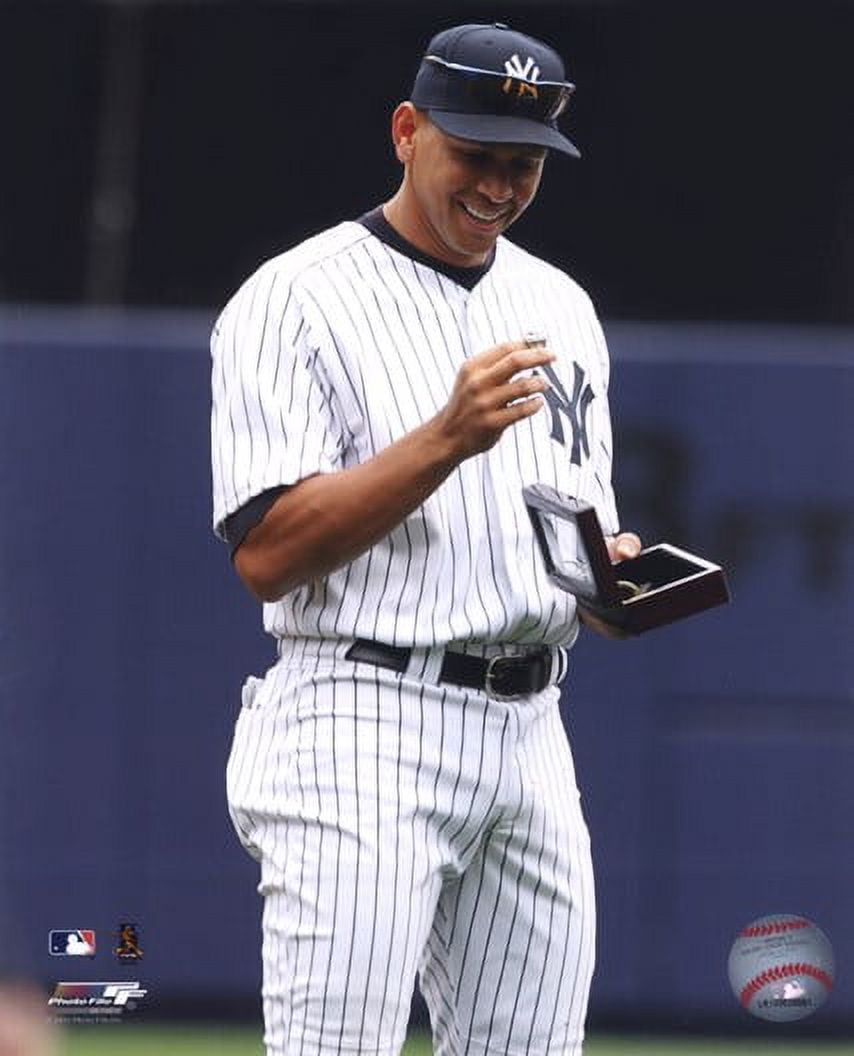 Alex Rodriguez 2010 Yankees World Series Ring Ceremony Fine Art Poster  Print (8 x 10) 