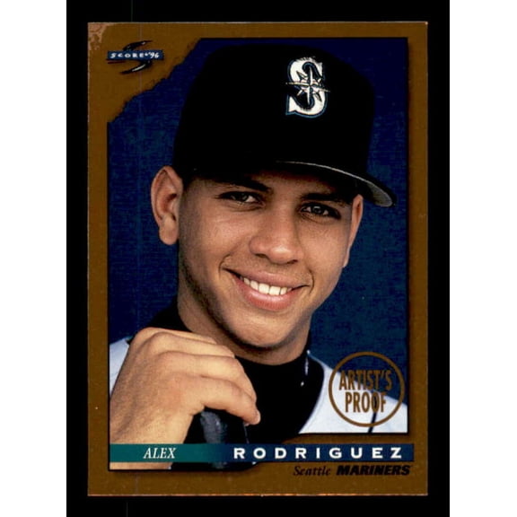 Alex Rodriguez Card 1996 Score Dugout Collection Artist's Proofs #A19