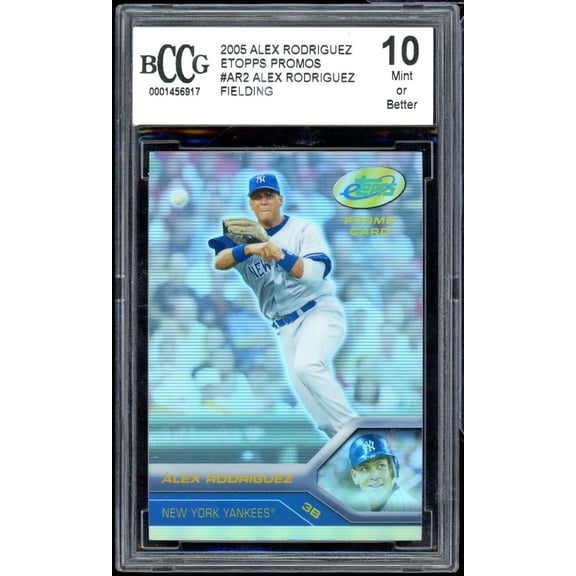 Alex Rodriguez Card 2005 Etopps Promos #Ar2 BGS BCCG 10