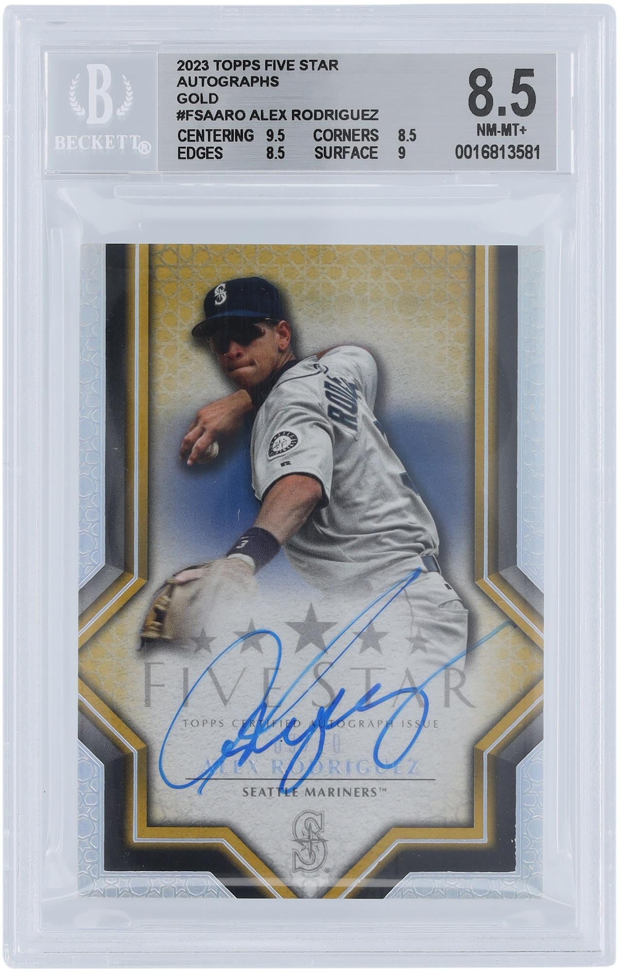 2021 Topps five star アレックス・ロドリゲス サインカード