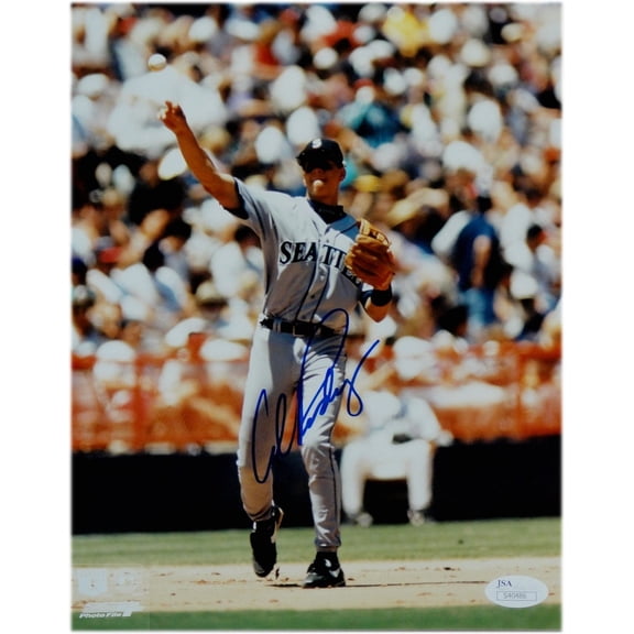 Alex Rodriguez Signed Autographed 8X10 Photo Mariners Throwing Ball Mariners JSA