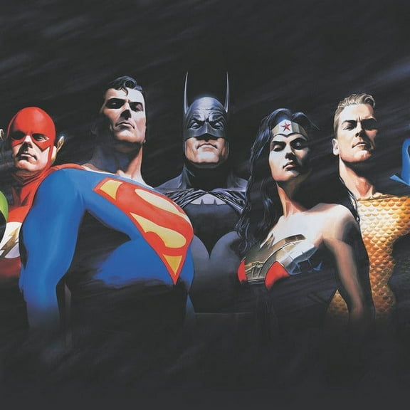 Alex Ross - Justice League Peel & Stick Wallpaper Mural