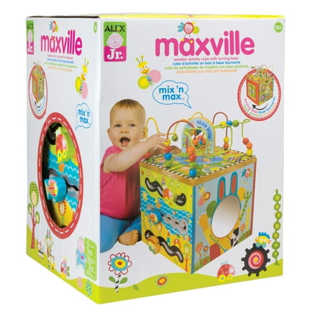 Alex Toys Alex Jr. Maxville Wooden Activity Cube