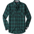 thumbnail image 1 of Alex Vando Mens Button Down Shirts Regular Fit Long Sleeve Casual Plaid Flannel Shirt, 1 of 5
