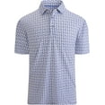 thumbnail image 1 of Alex Vando Mens Golf Shirt Moisture Wicking Quick-Dry Print Performance Polo Shirts for Men, 1 of 6
