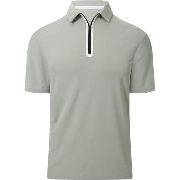 Alex Vando Mens Golf Shirt Moisture Wicking Quick-Dry Short Sleeve Casual Polo Shirts for Men