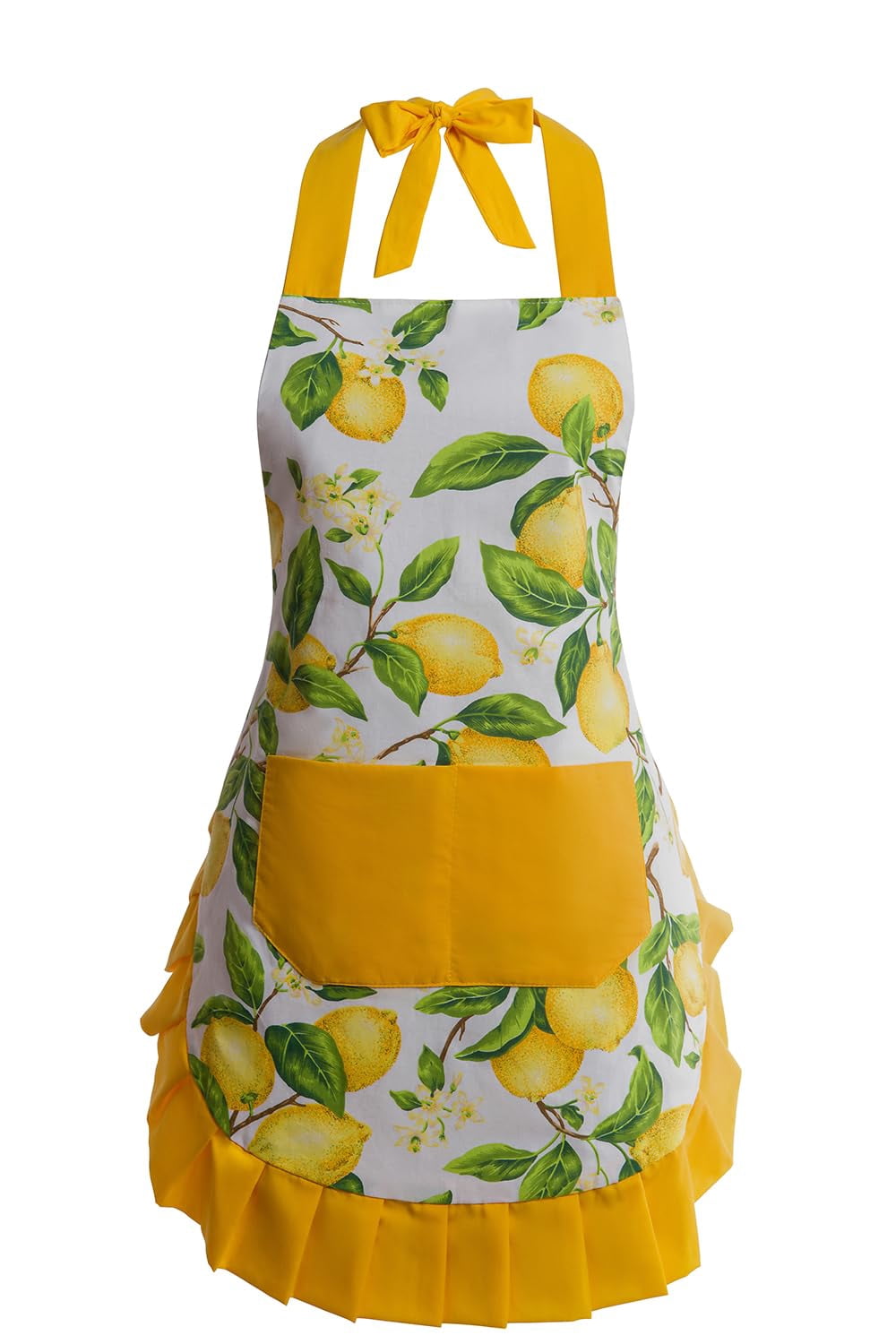 Alex Virtue Vintage Floral Apron for Women with Functional Pockets ...