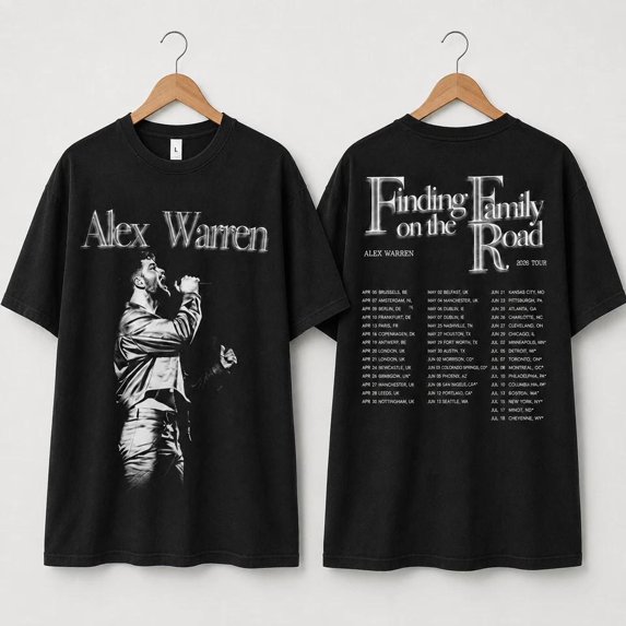 Alex W@rren World Tou 2026 Concert Graphic Tee