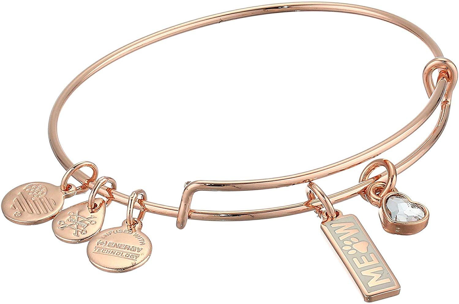 Alex and ani meow color verse infusion charm bangle
