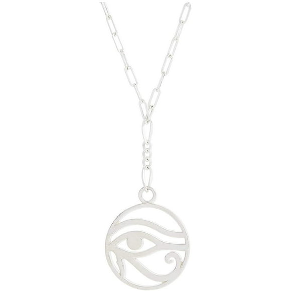 Alex and Ani 20 in. Eye of Horus Adjustable Necklace Silver One Size