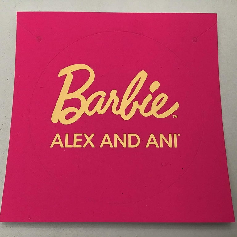 Alex and Ani Barbie Charm Bangle Bracelet Silver See The Good in All Things One Size