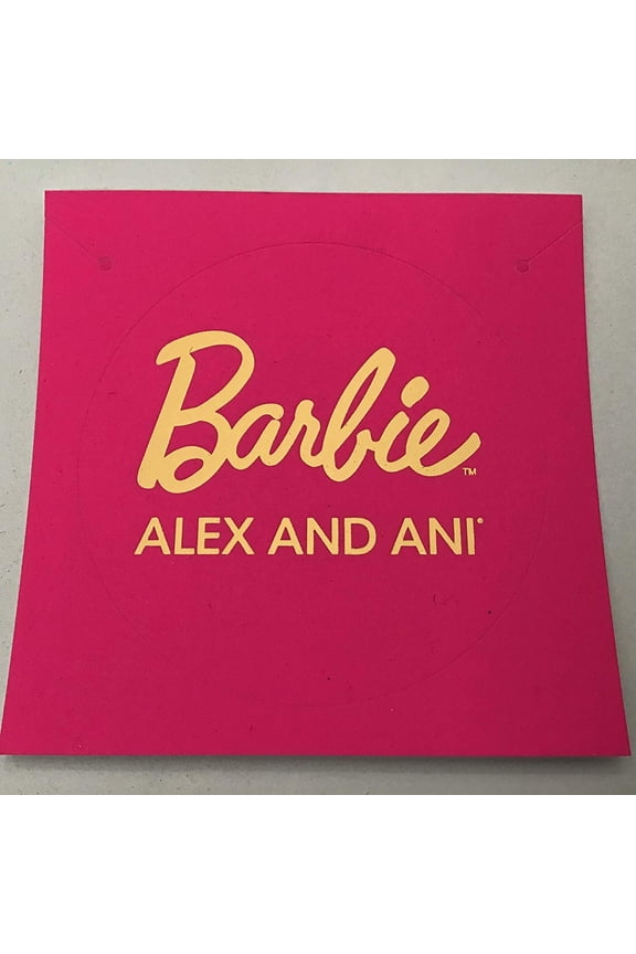 Barbie Charm Bangle Bracelet Silver/See The Good in All Things One Size