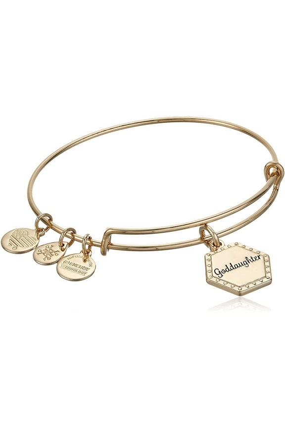 Because I Love You Goddaughter IV EWB, SAG, Shiny Antique Gold, Expandable A20BILY09SAG