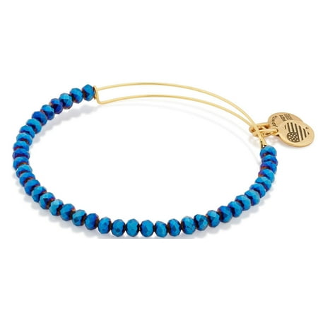 Alex and Ani Brilliance Bead Deep Space Blue Bracelet - A16EB113SG