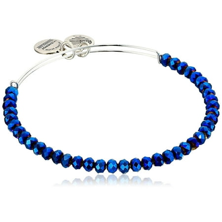 Alex and Ani Brilliance Bead Deep Space Blue/Shiny Bracelet