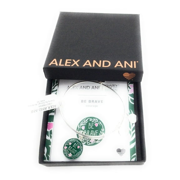 Alex and Ani Charity By Design, Be Brave EWB Bangle Bracelet