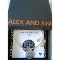 thumbnail image 1 of Alex and Ani Charity By Design, Live a Happy Life Shiny Silver Bangle Bracelet, 1 of 6