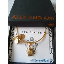 Alex and Ani Charity By Design Turtle Rafaelian Gold Bangle Bracelet