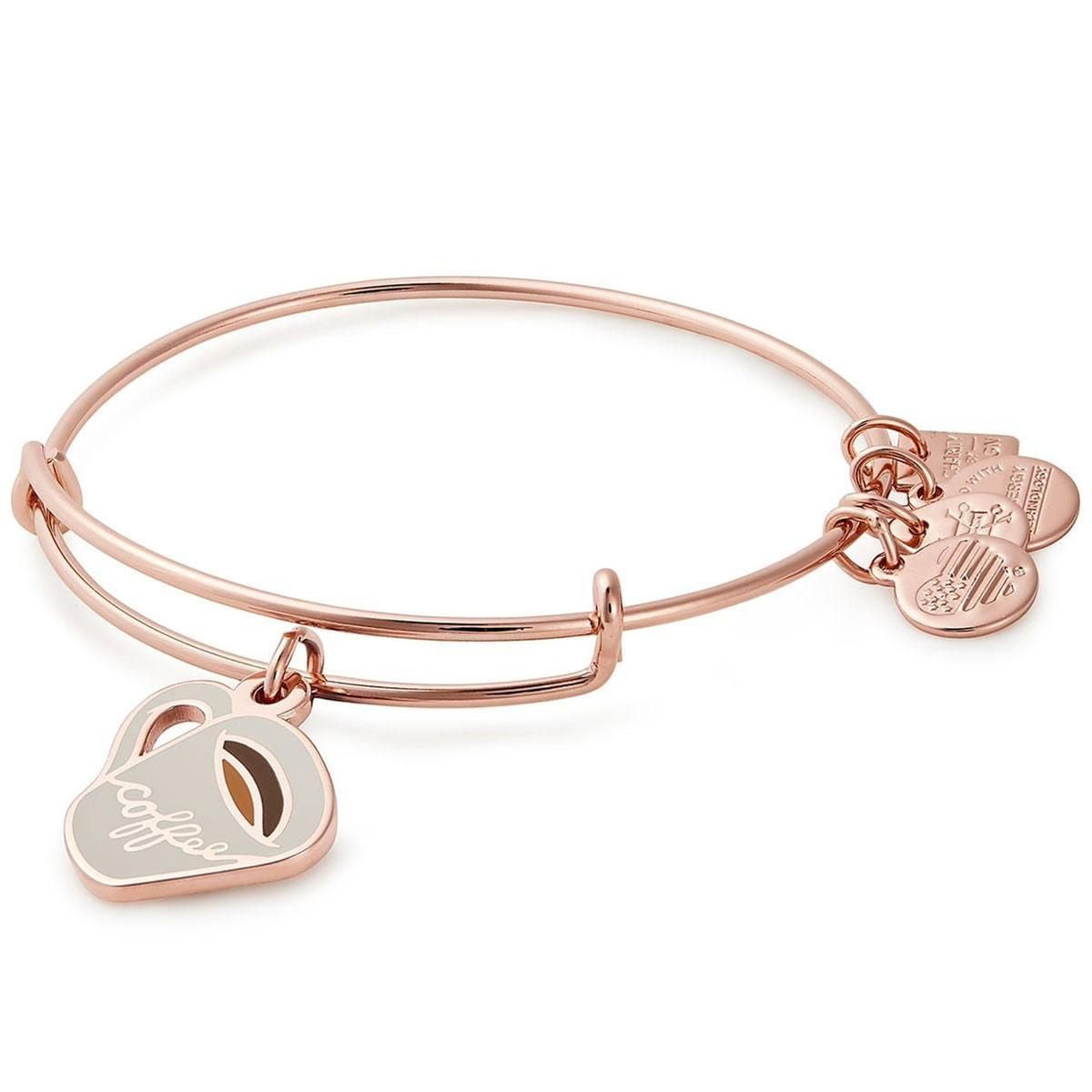 Alex and Ani Coffee Mug Charm Bangle Bracelet Walmart