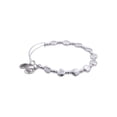 thumbnail image 1 of Alex and Ani Coin Metal Beaded Bangle Bracelet - Shiny Silver, 1 of 1